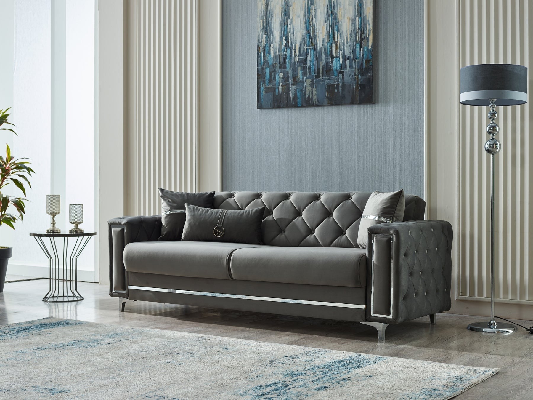 Bolivya Tufted Convertible Sofa - Elegant Sofa Bed by Timber Land ...