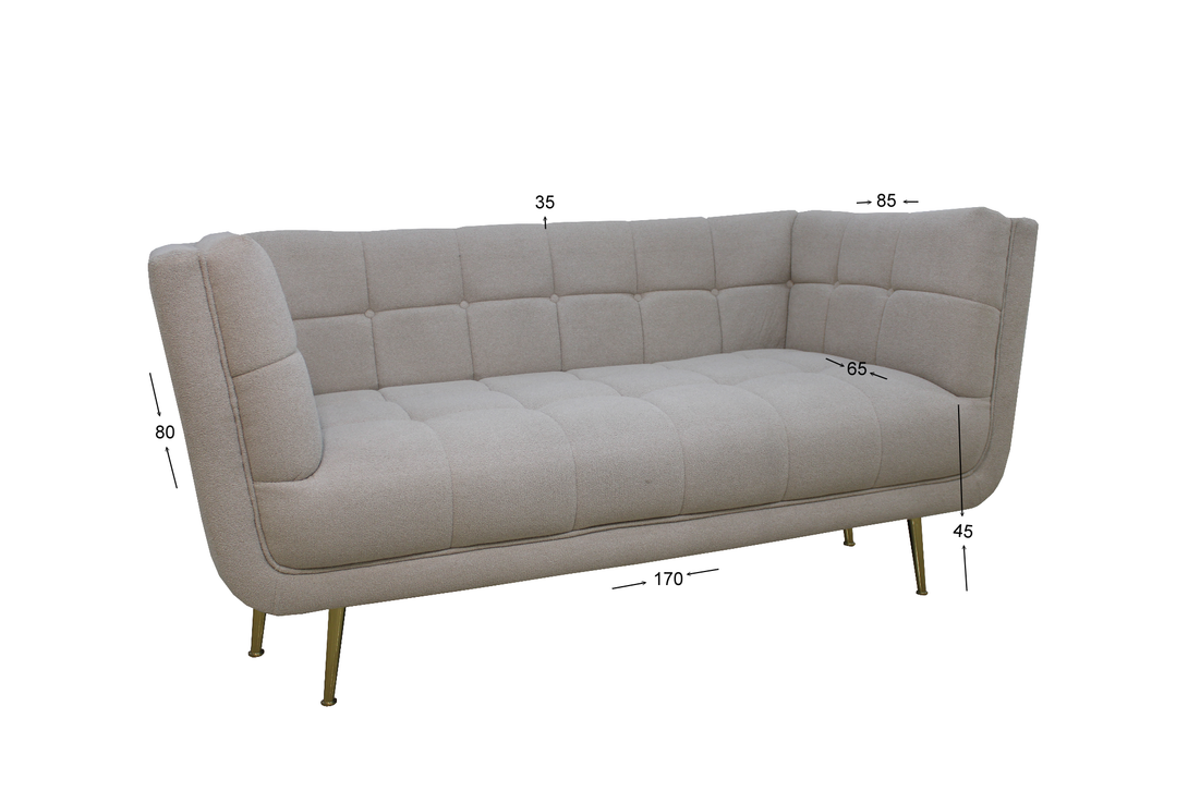 7-Seater Box Model Sofa Set by Timber Land Furniture - Modern and Durable Living Room Furniture