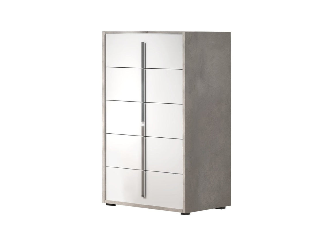 Ada Bedroom Set with bed, wardrobe, and bedside tables - Timber Land Furniture