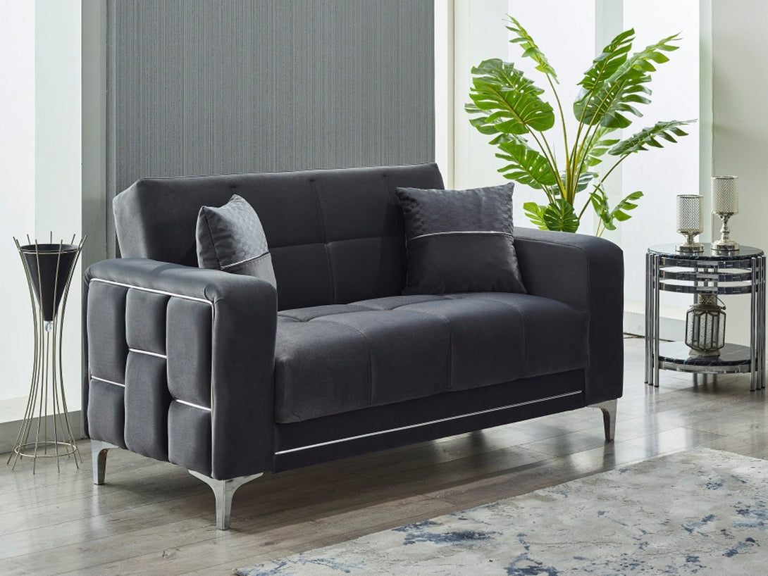 Alice Living Room Sofa Set - Elegant sofa with wooden frame and plush seating