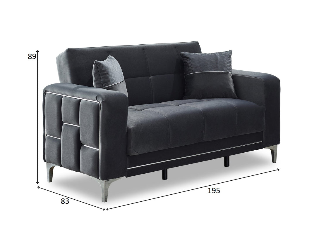 Alice Living Room Sofa Set - Elegant sofa with wooden frame and plush seating
