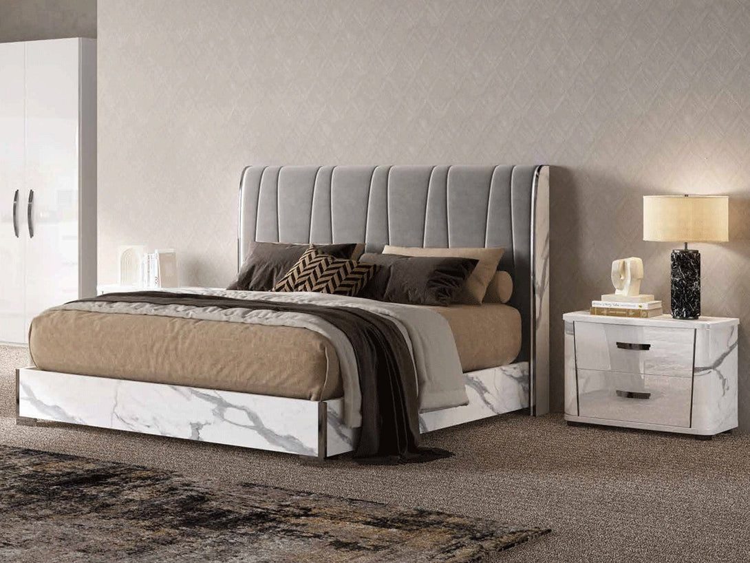 Anna Platform Bed with minimalist design and sturdy platform base