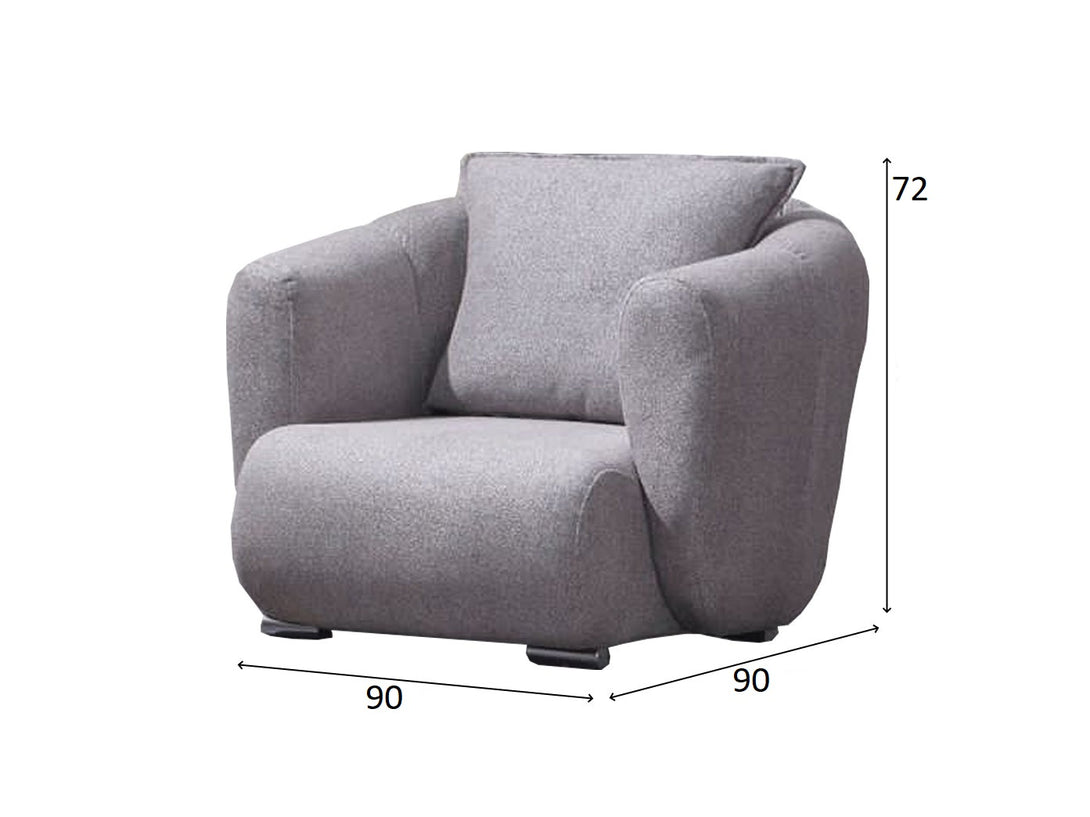 Artur Living Room Sofa Set with modern design, wooden frame, and plush cushions.
