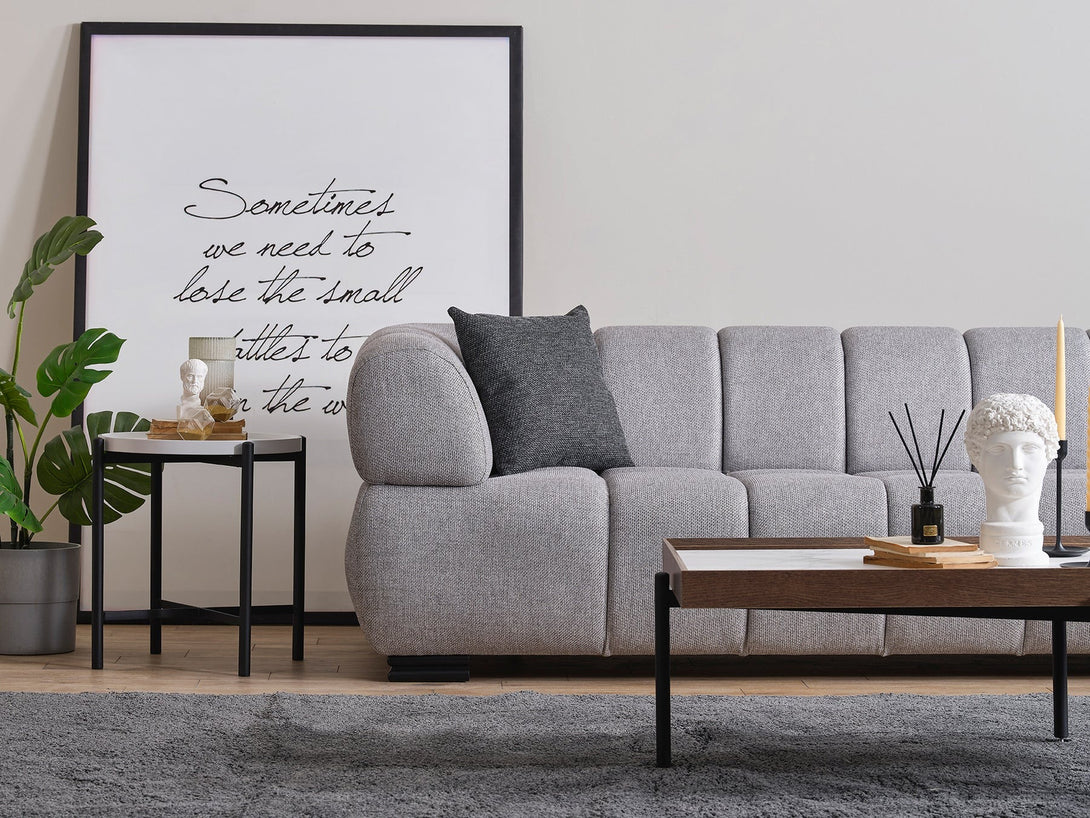 Astor Round Arm Modular Sectional Sofa - Customizable modular sofa with round arms