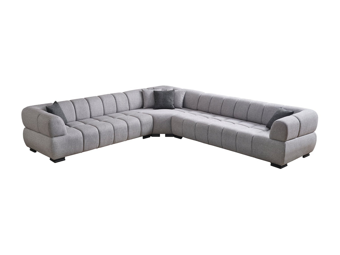 Astor Round Arm Modular Sectional Sofa - Customizable modular sofa with round arms