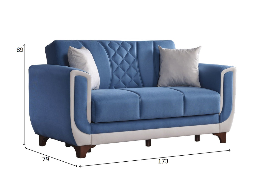Berre Living Room Sofa Set - Elegant sofa with wooden frame and soft cushions