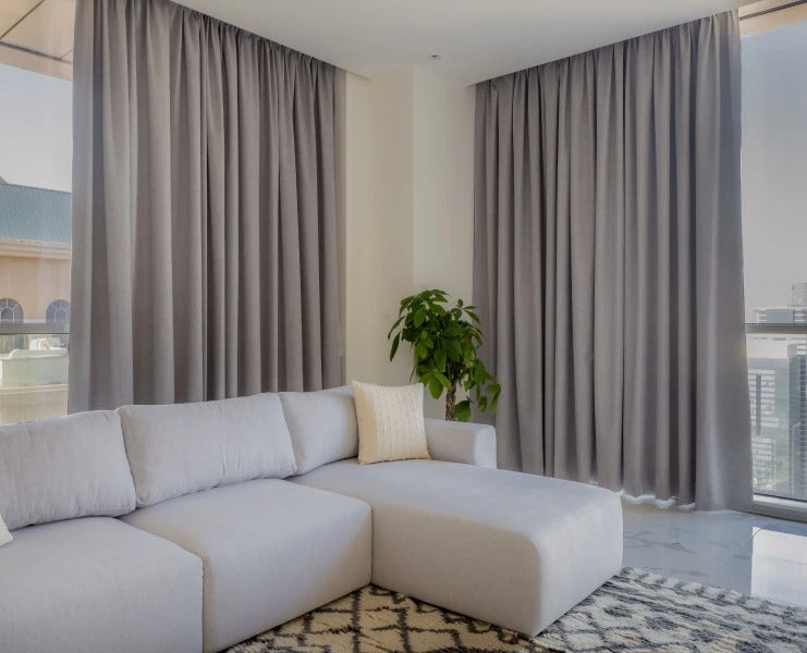 Blackout Curtains Dubai – Elegant Light Blocking Window Coverings for Home & Office