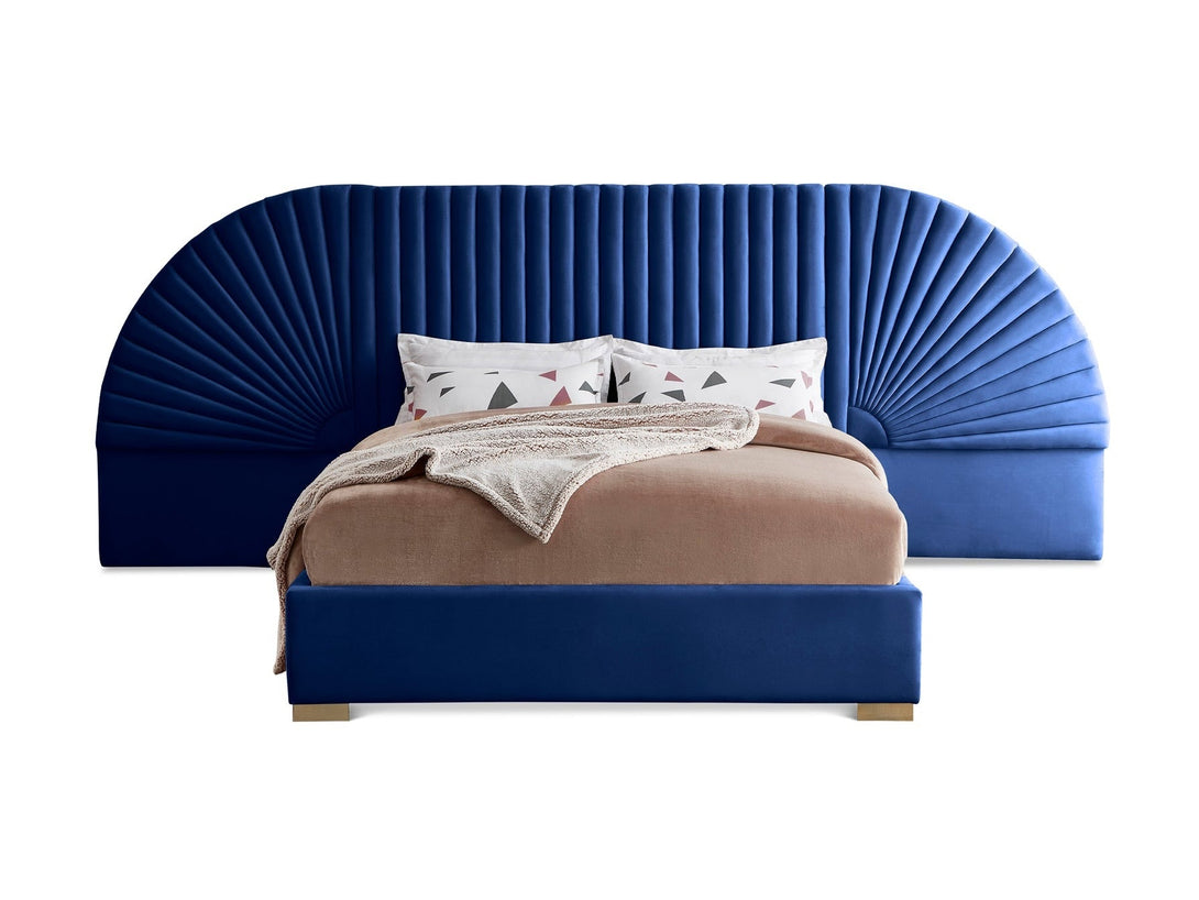 Cleo Bedroom Set with bed, wardrobe, and bedside tables - Timber Land Furniture