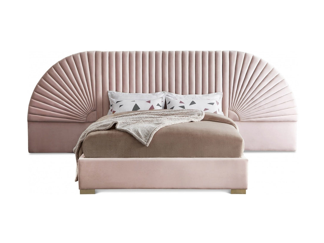 Cleo Bedroom Set with bed, wardrobe, and bedside tables - Timber Land Furniture