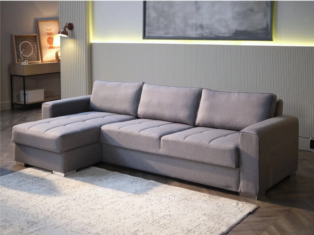Cooper Sectional Sofa - Modern L-shape sectional with customizable fabric