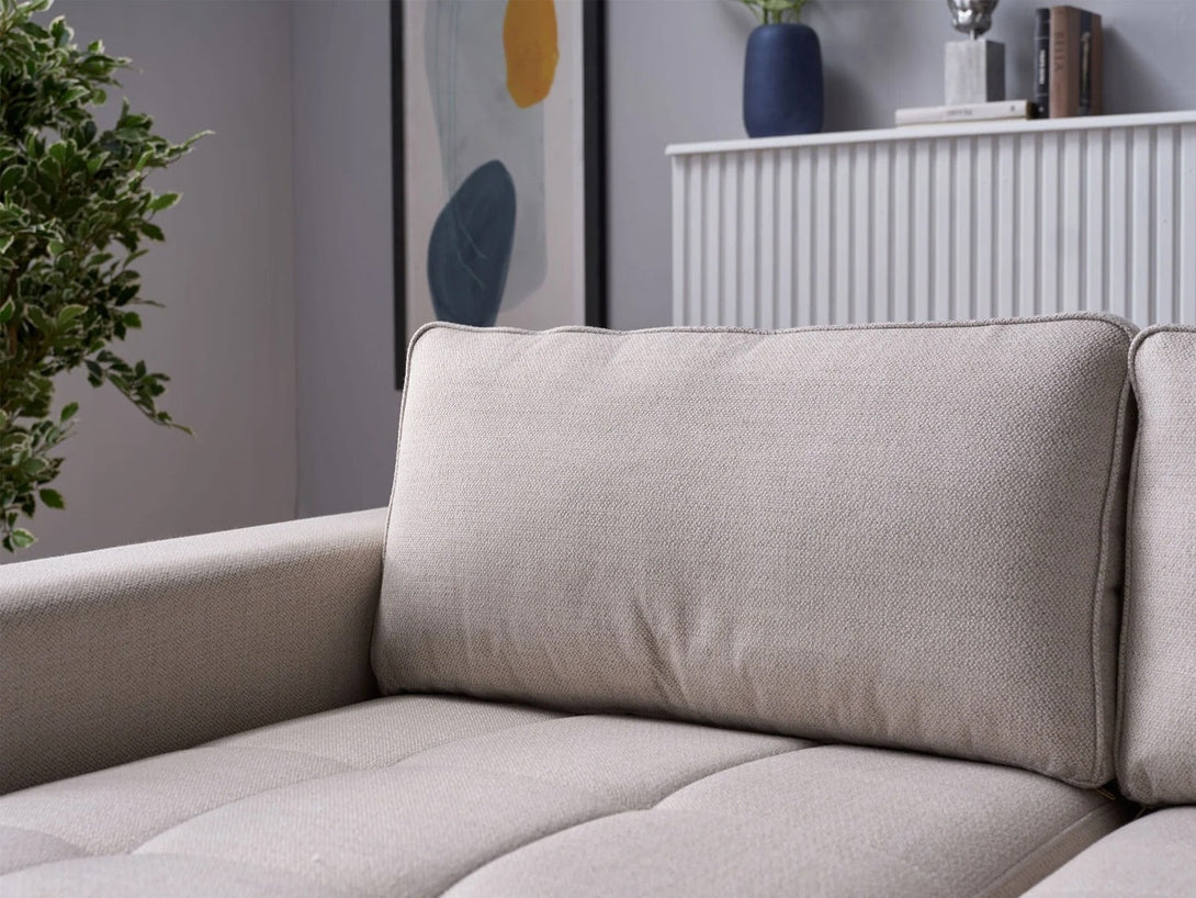 Cooper Sectional Sofa - Modern L-shape sectional with customizable fabric