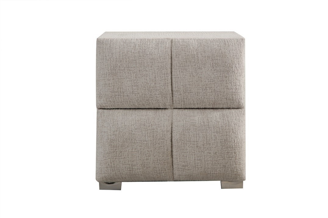 Craft Base Headboard Set with gold accents and spacious storage