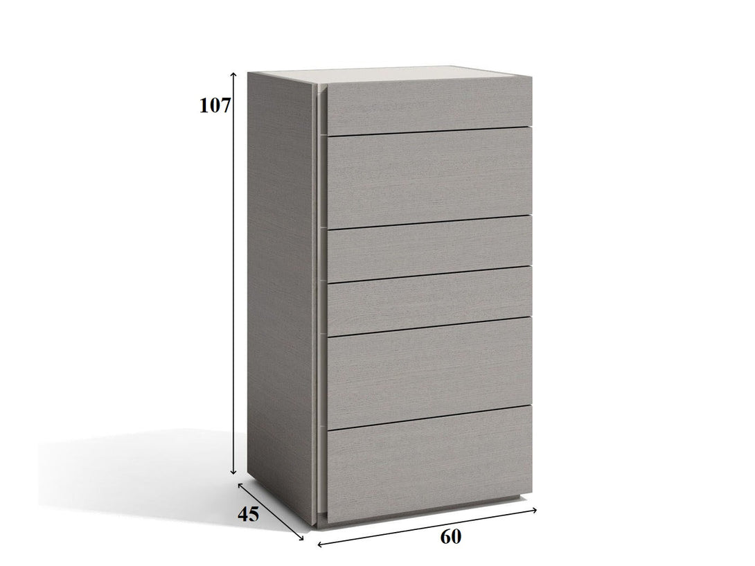 Faro 6 Drawer Chest offering modern design and spacious bedroom storage