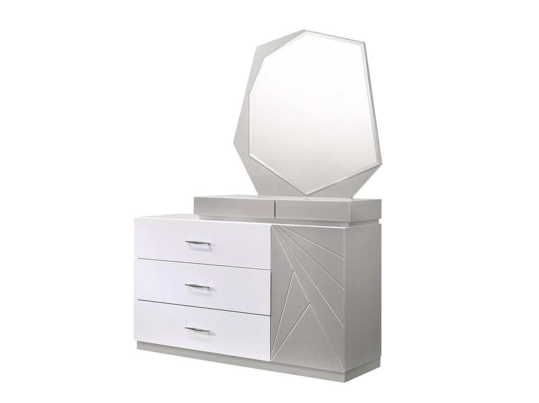 Florence Bedroom Set with bed, wardrobe, and bedside tables - Timber Land Furniture
