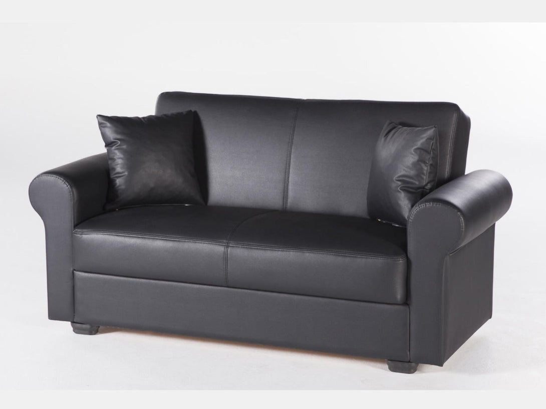 Floris Living Room Leather Sofa Set - Premium leather sofa with elegant design