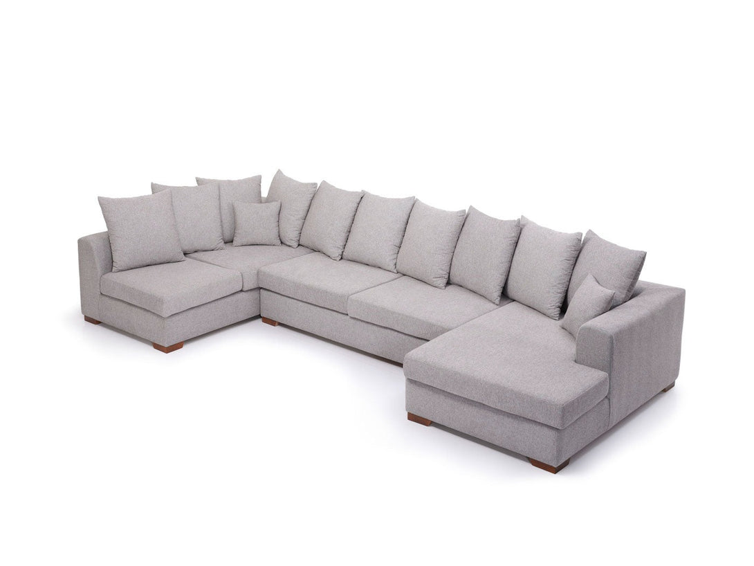 Havana Modular Sectional Sofa - Customizable modular sectional with plush seating and wide armrests