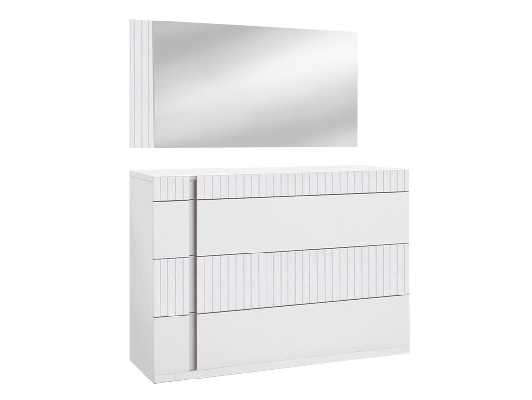 Helen Bedroom Set with bed, wardrobe, and bedside tables - Timber Land Furniture