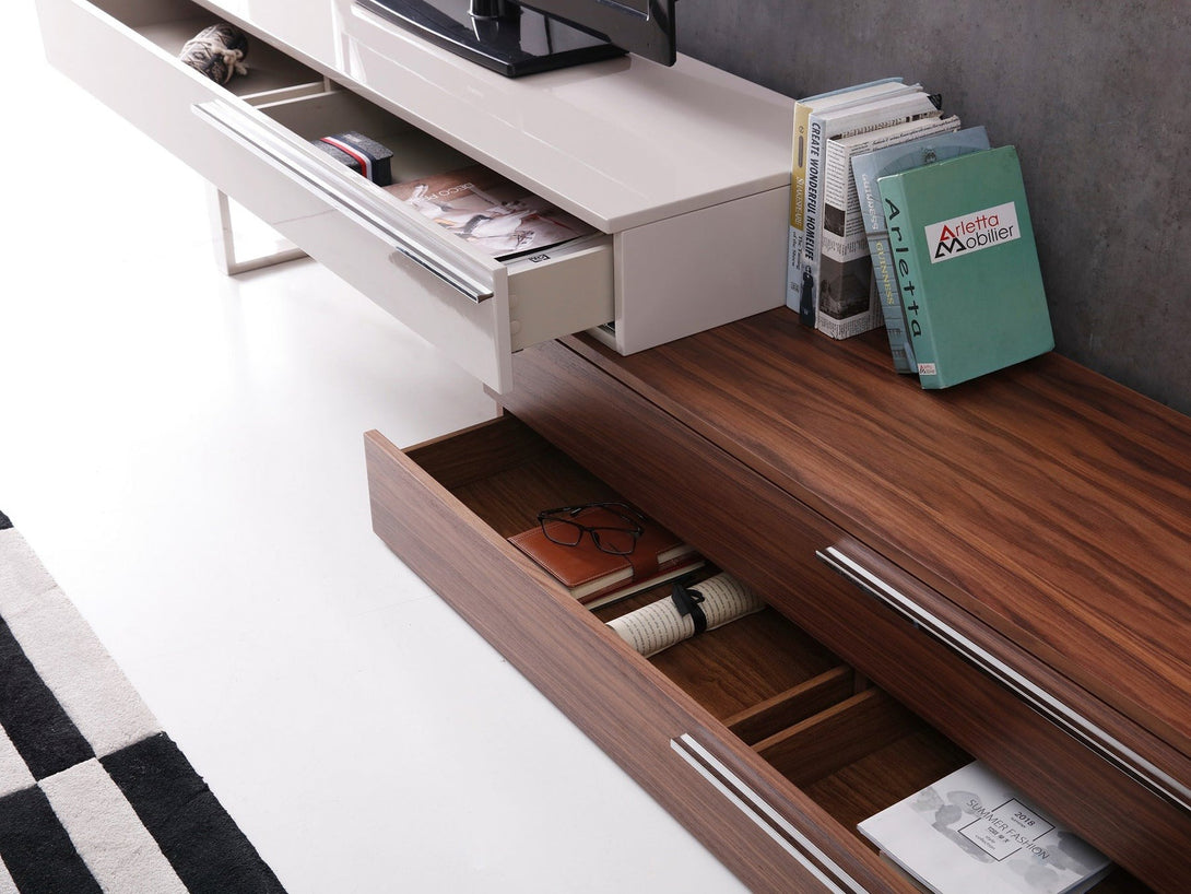 Hudson 101.3" Wide 3 Drawer TV Stand | Stylish & Spacious TV Unit