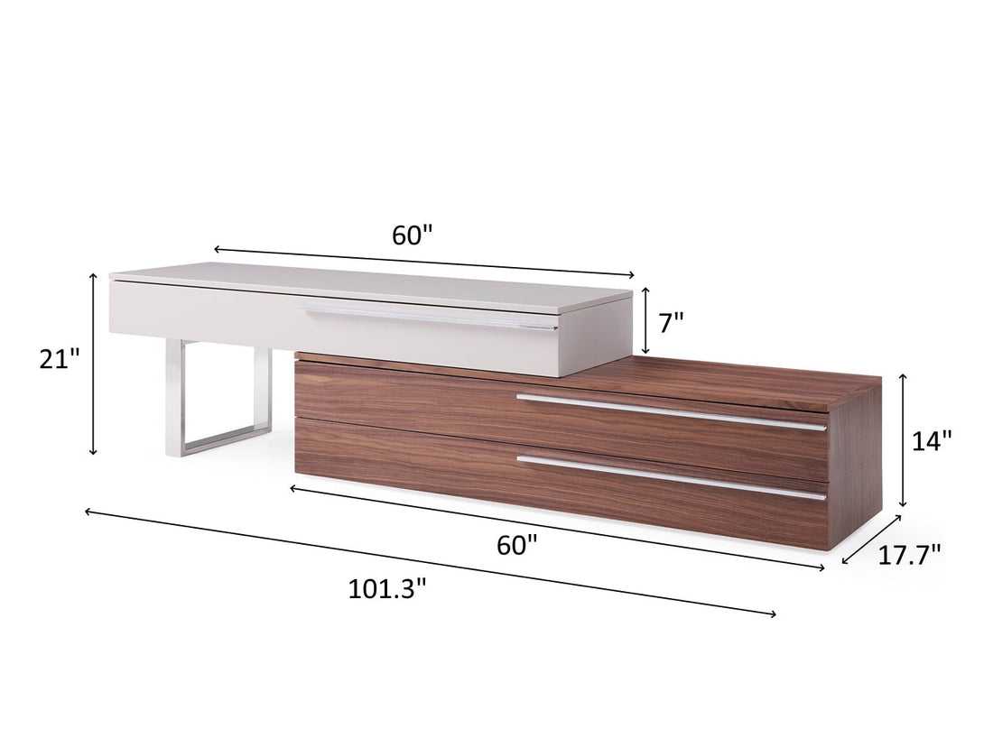 Hudson 101.3" Wide 3 Drawer TV Stand | Stylish & Spacious TV Unit