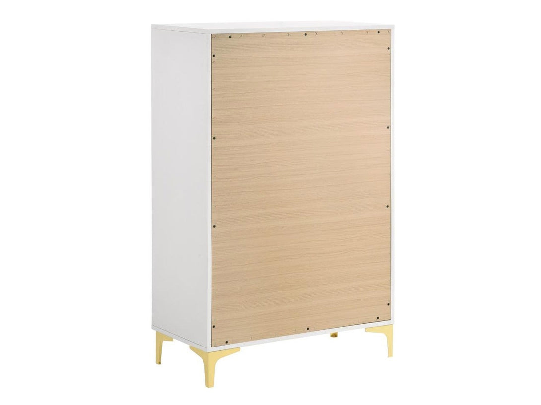 Kendall 5 Drawer Chest with elegant design and spacious storage for bedrooms