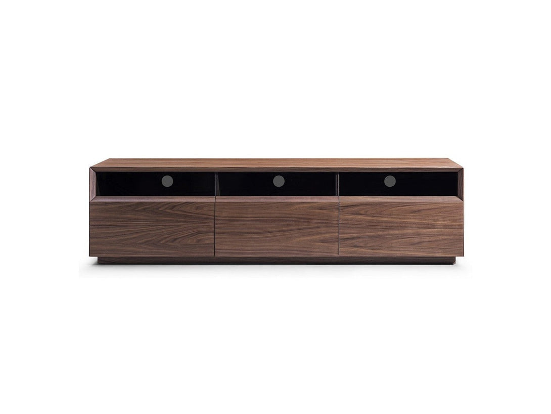 Lisa 70.8 Inch Wide TV Stand with 3 Drawers in a Modern Living Room Setting