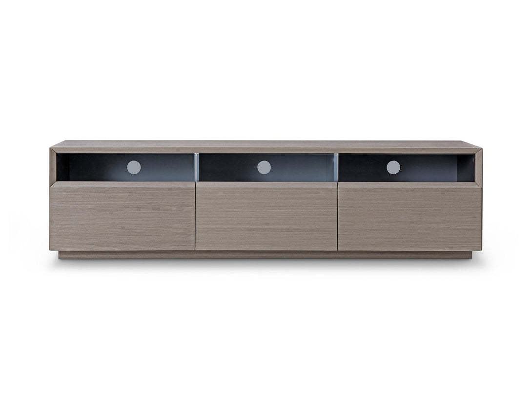 Lisa 70.8 Inch Wide TV Stand with 3 Drawers in a Modern Living Room Setting