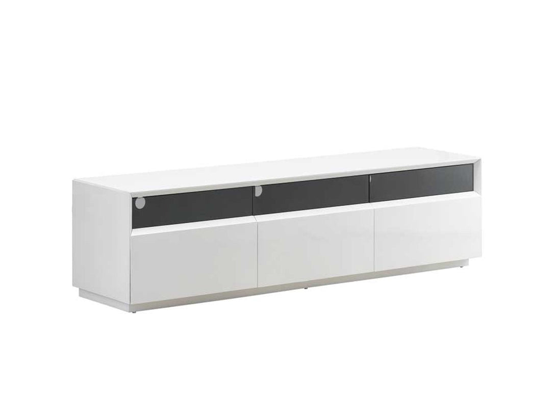 Lisa 70.8 Inch Wide TV Stand with 3 Drawers in a Modern Living Room Setting