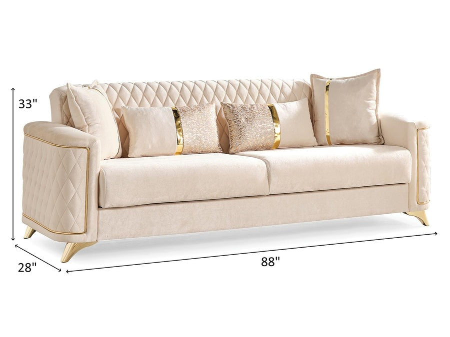 Luna Gala Convertible Sofa by Timber Land - Modern and Functional Sofa Bed