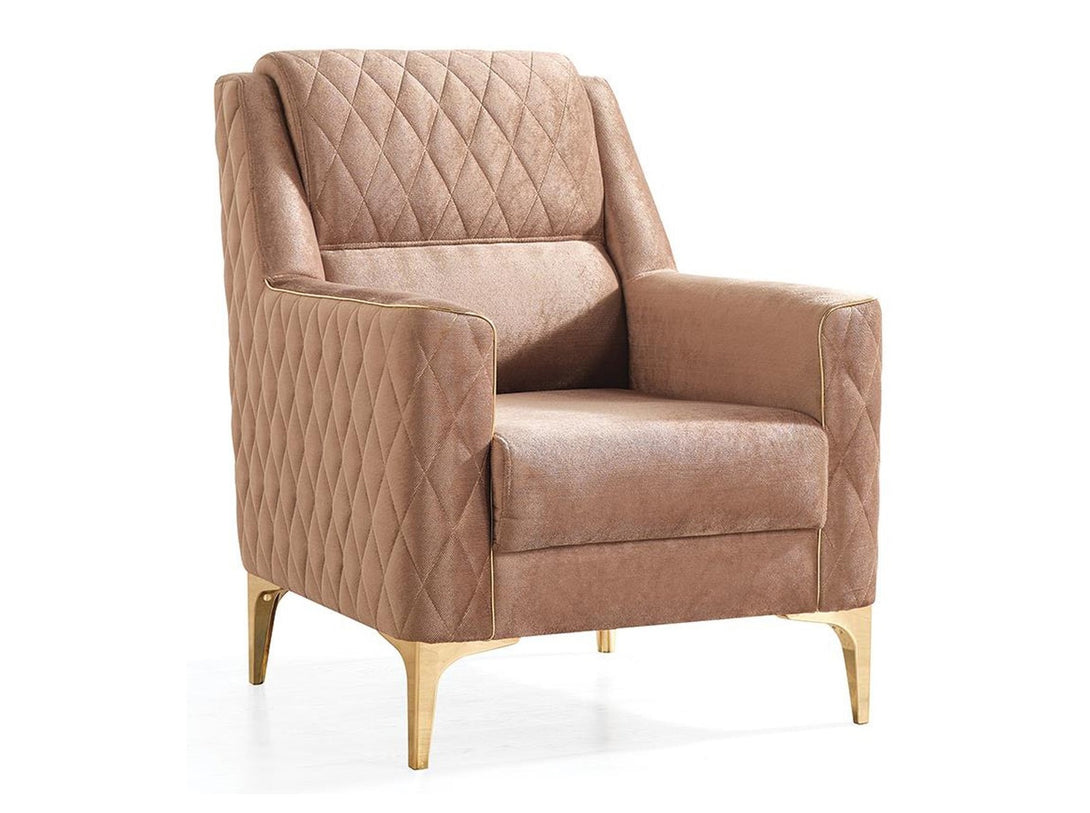 Luna Gala Living Room Set with modern design, durable wooden frame, and plush cushions.