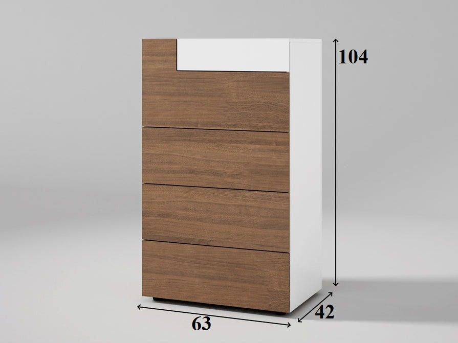 Mar 4 Drawer Chest with modern design and spacious storage for bedrooms