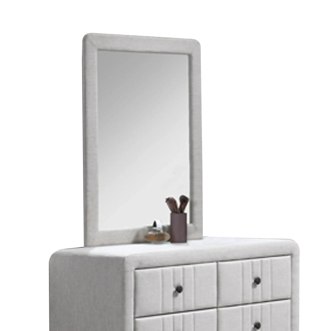 Maral Dresser with Mirror - Modern Wooden Dresser with Storage and Mirror