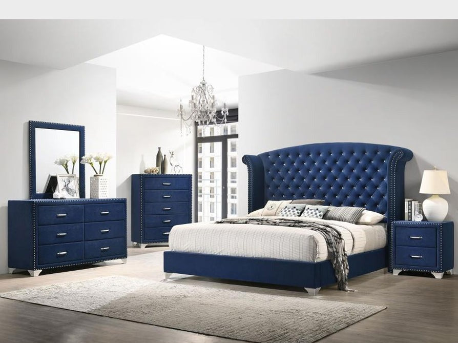 Melody 5 Drawer Chest with modern design and spacious storage for bedrooms