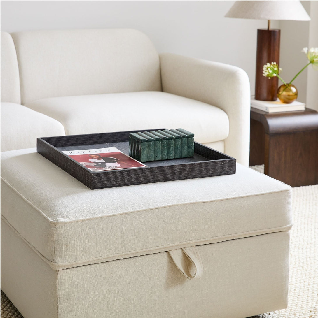 Mod Box Storage Ottoman with multi-purpose functionality and stylish design for modern home decor.