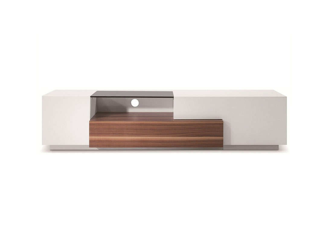 Modern Wide 1 Drawer TV Stand with Storage in a Contemporary Living Room