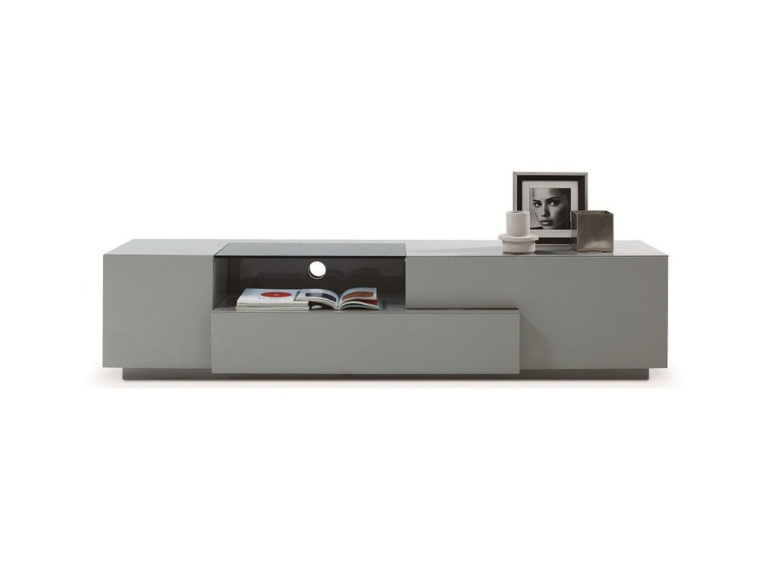Modern Wide 1 Drawer TV Stand with Storage in a Contemporary Living Room