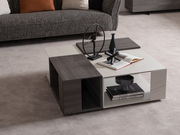 Monacon Coffee Table with sleek wooden base and smooth tabletop for modern interiors