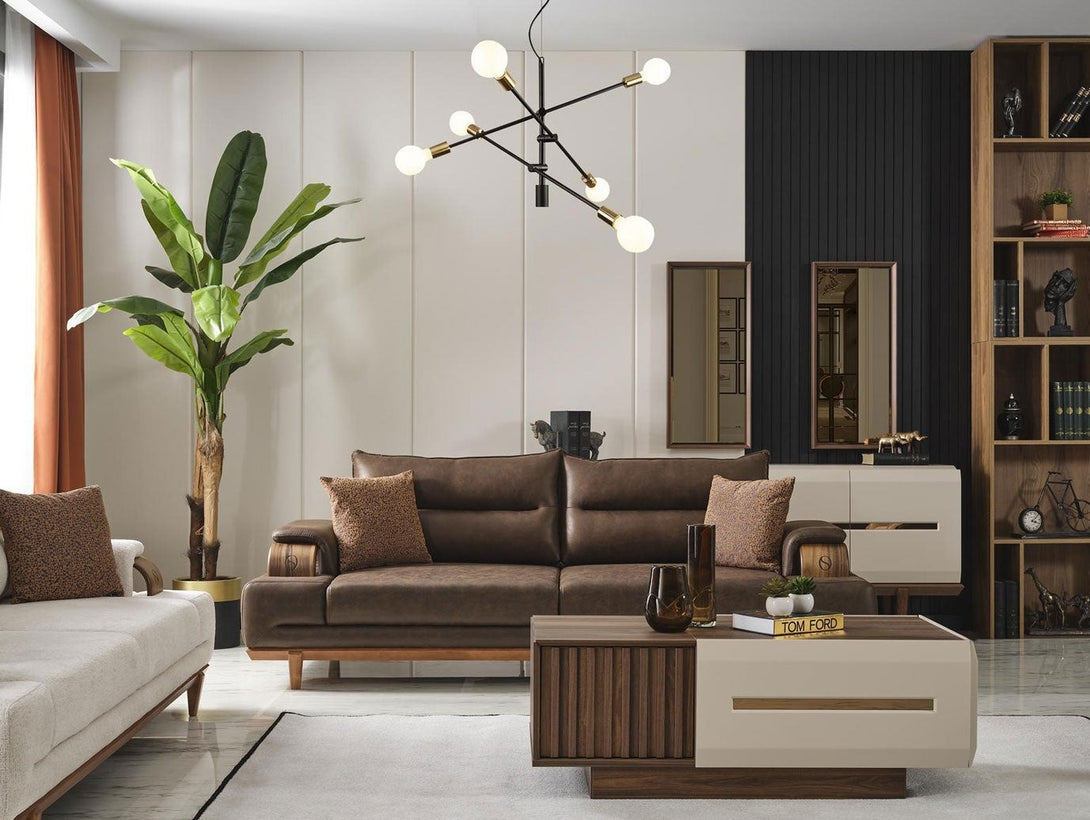 Monza Coffee Table with extra storage shelf, perfect for modern living rooms