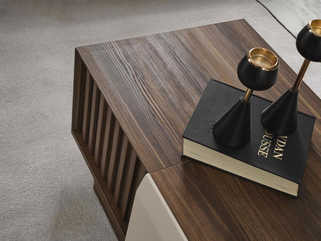 Monza Coffee Table with extra storage shelf, perfect for modern living rooms