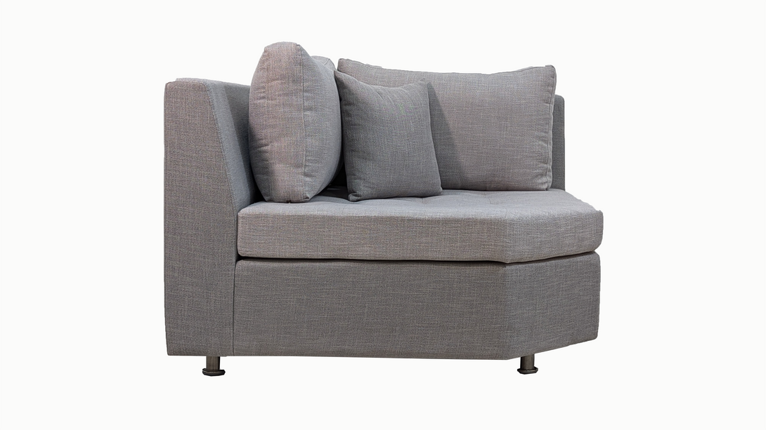 Neon Square Arm L-Shape Sofa by Timber Land Furniture - Modern Style and Practical Comfort for Living Rooms