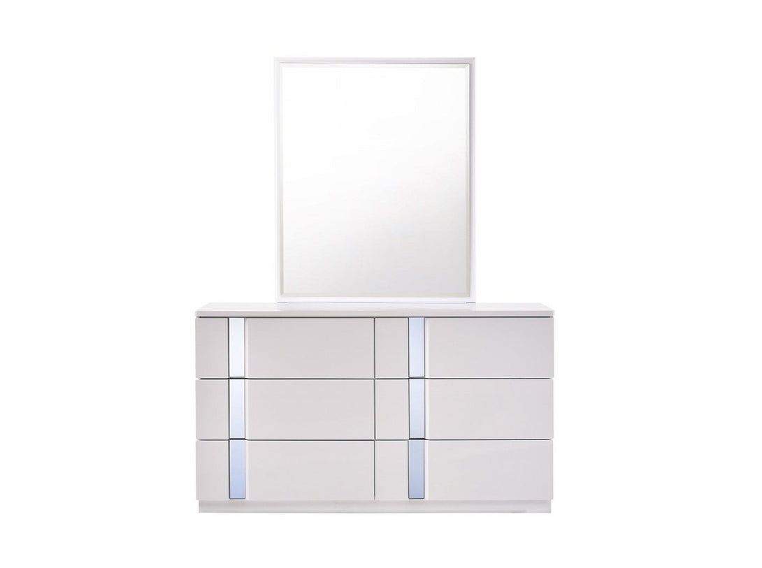 Palermo Bedroom Set with modern bed, wardrobe, and bedside tables - Timber Land Furniture