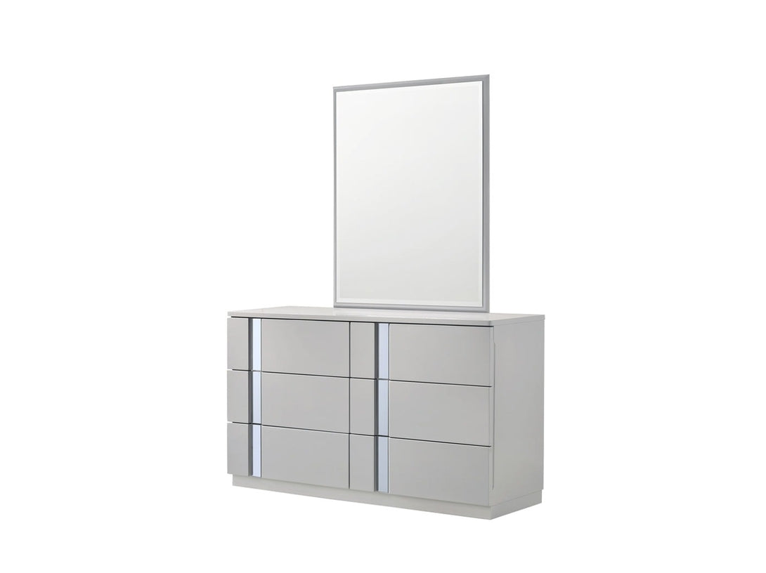 Palermo Bedroom Set with modern bed, wardrobe, and bedside tables - Timber Land Furniture