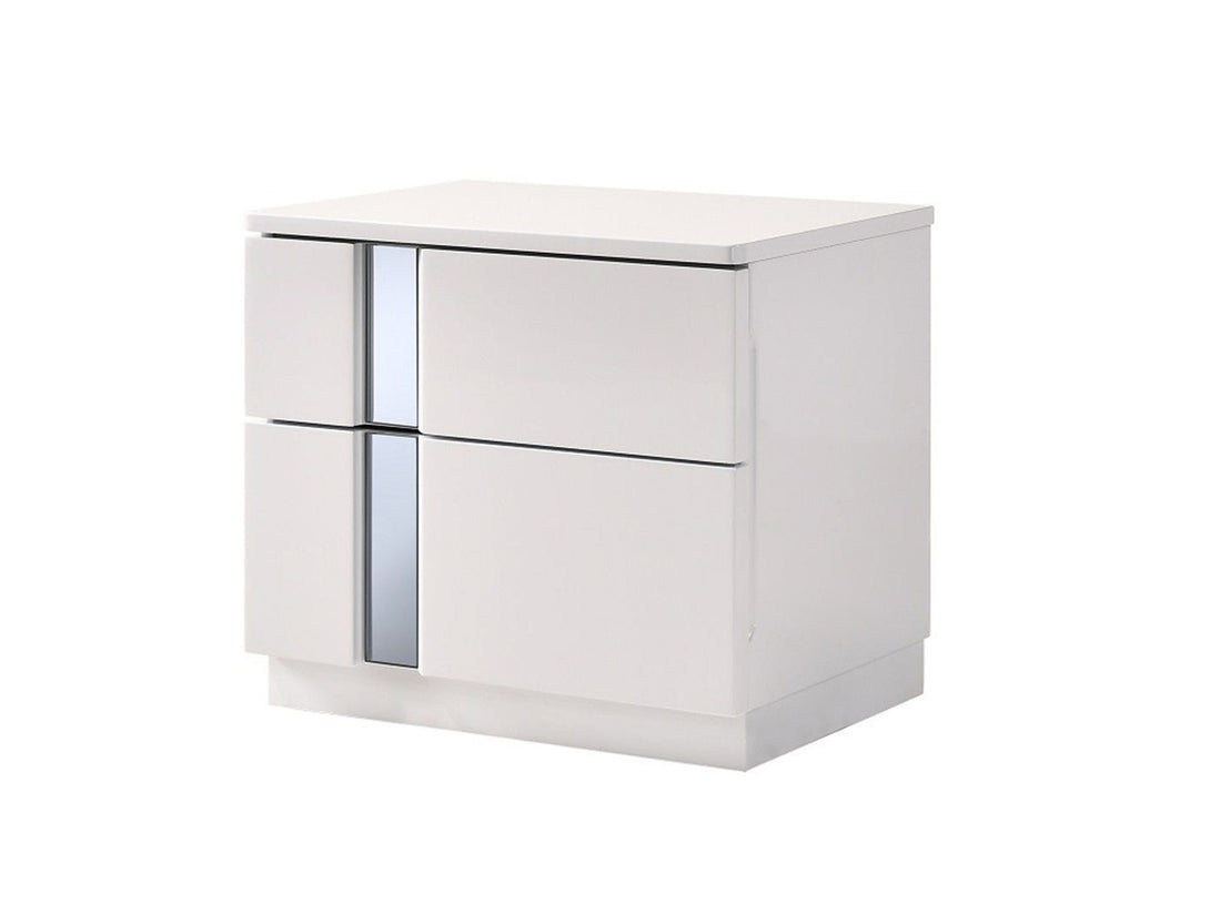 Palermo Bedroom Set with modern bed, wardrobe, and bedside tables - Timber Land Furniture