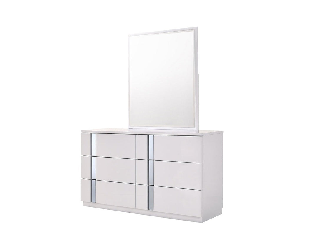 Palermo Bedroom Set with modern bed, wardrobe, and bedside tables - Timber Land Furniture