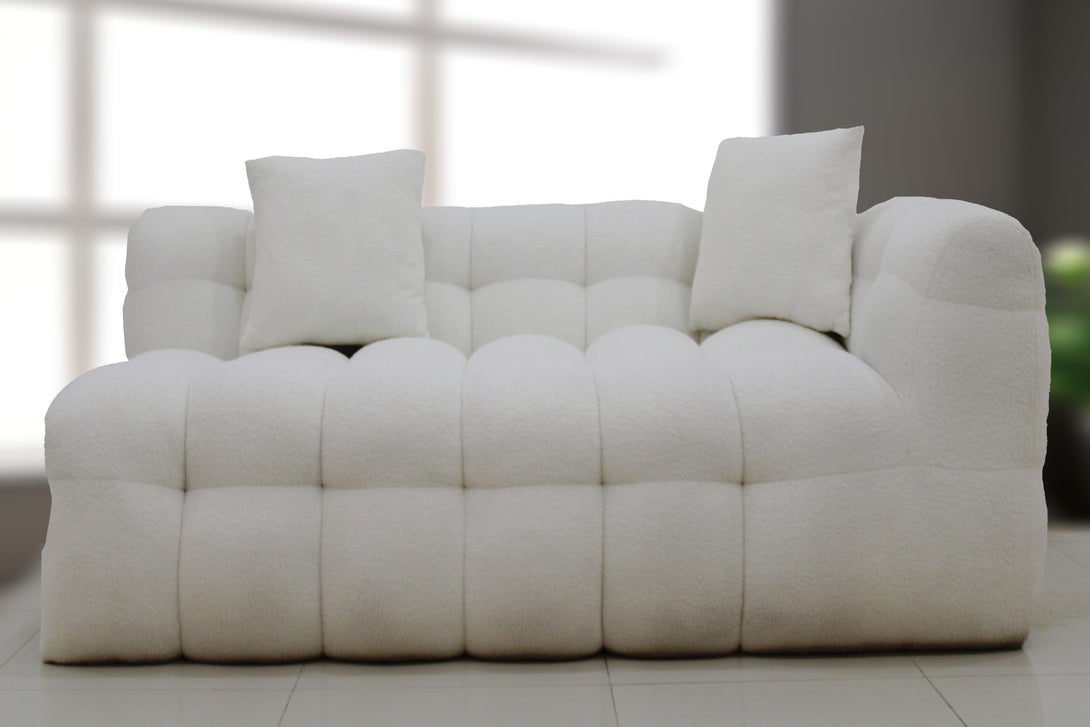 Puffy L-Shape Sofa by Timber Land Furniture - Cozy Comfort with Modern Design for Living Rooms