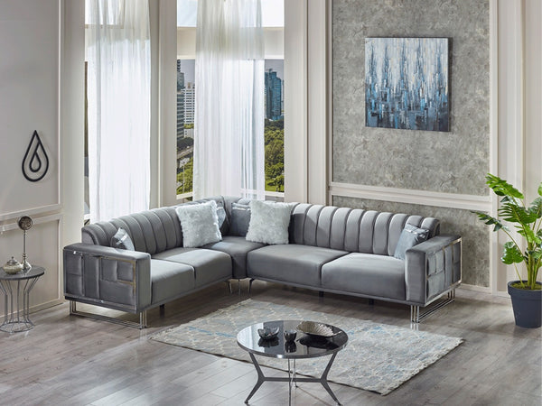 Puzzle Sectional Sofa - Modular customizable sectional in premium fabric