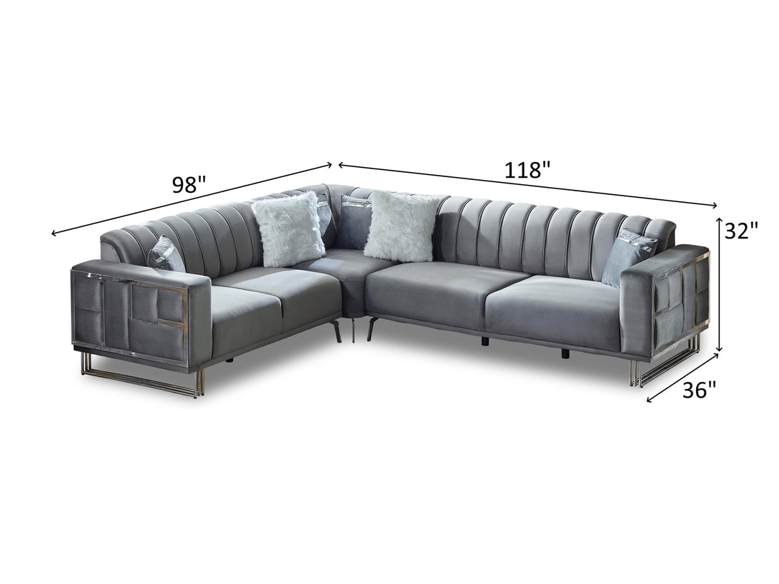 Puzzle Sectional Sofa - Modular customizable sectional in premium fabric