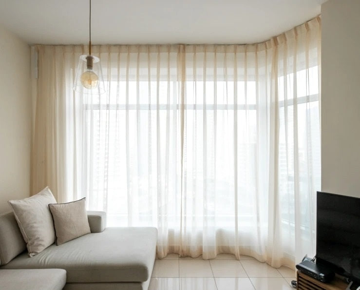 Sheer Curtains Dubai 2m x 3m – Light Filtering Elegant Window Coverings