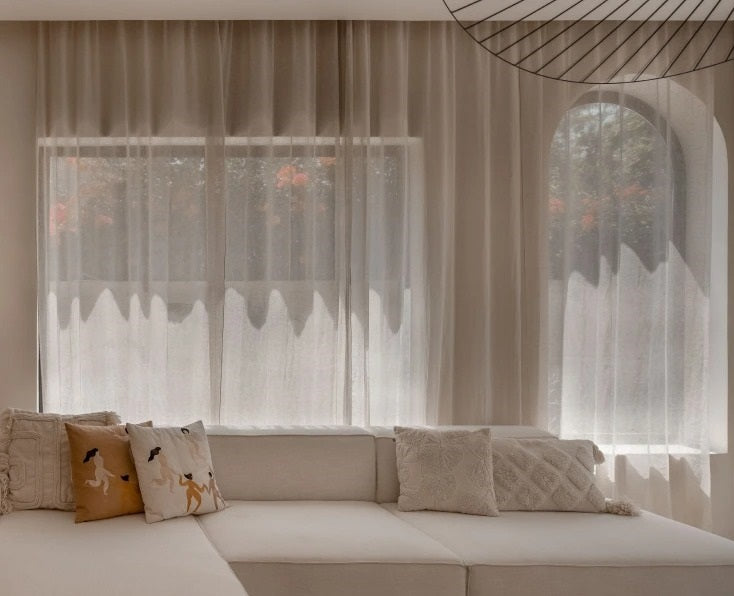 Sheer Curtains Dubai 2m x 3m – Light Filtering Elegant Window Coverings