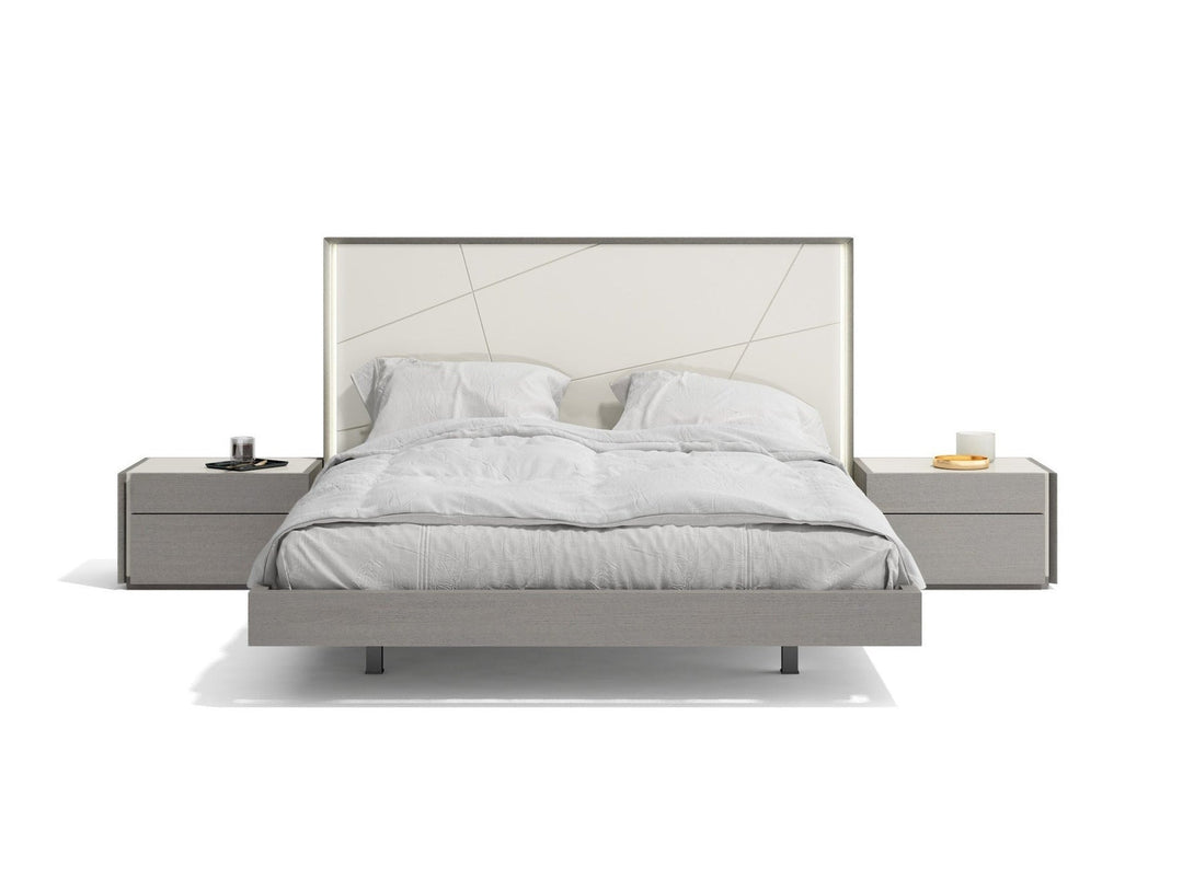 Sintra Bedroom Set with bed, wardrobe, and bedside tables - Timber Land Furniture