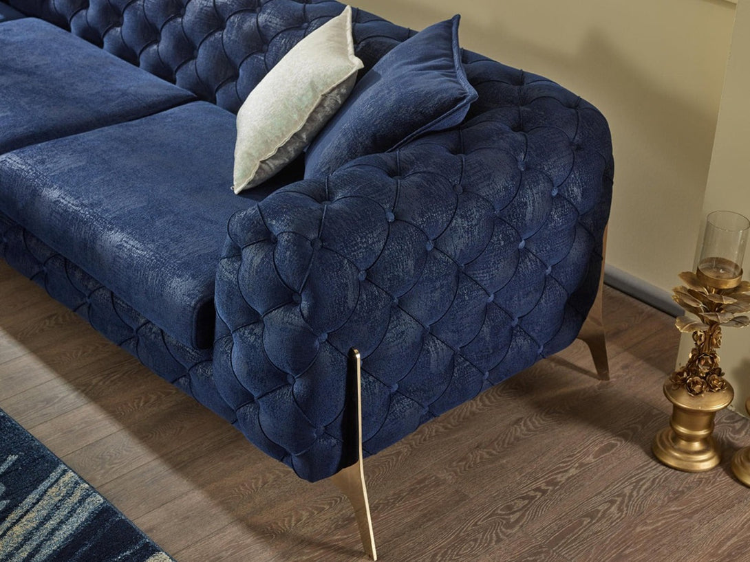 Togo Sectional Sofa - Modern low-profile modular sofa with plush cushions
